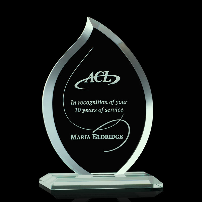 Nestor Flame Award - Jade Glass