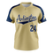 AXN 2 Button Baseball Short Sleeved Jersey