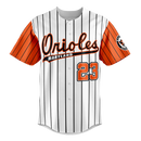 AXN Full Button Baseball Short Sleeved Jersey