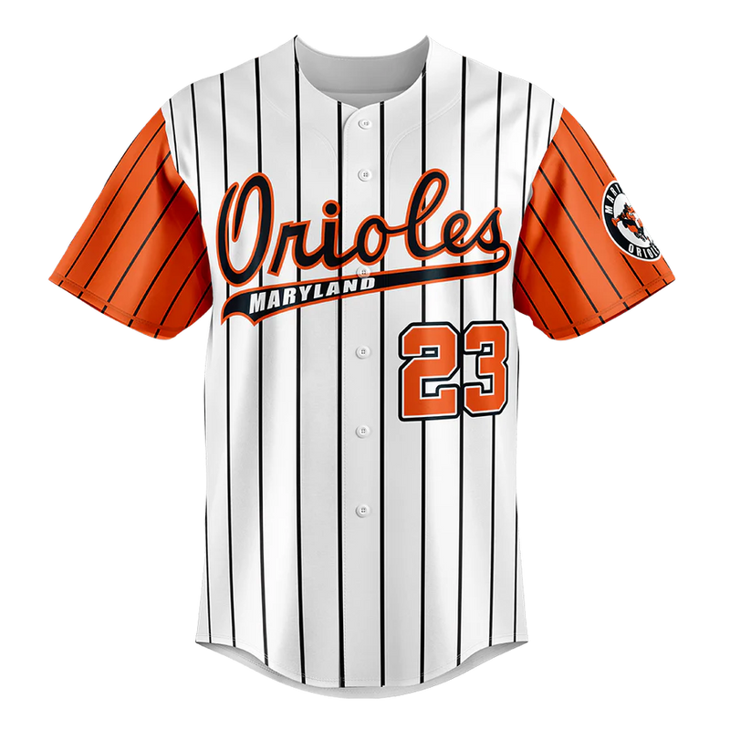 AXN Full Button Baseball Short Sleeved Jersey