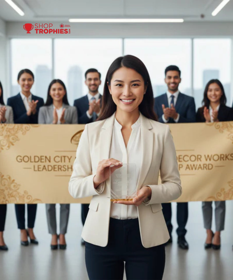 Acrylic Elektra Award - Gold