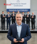 Acrylic Indigo Peak Blue/Black Top & Base Award
