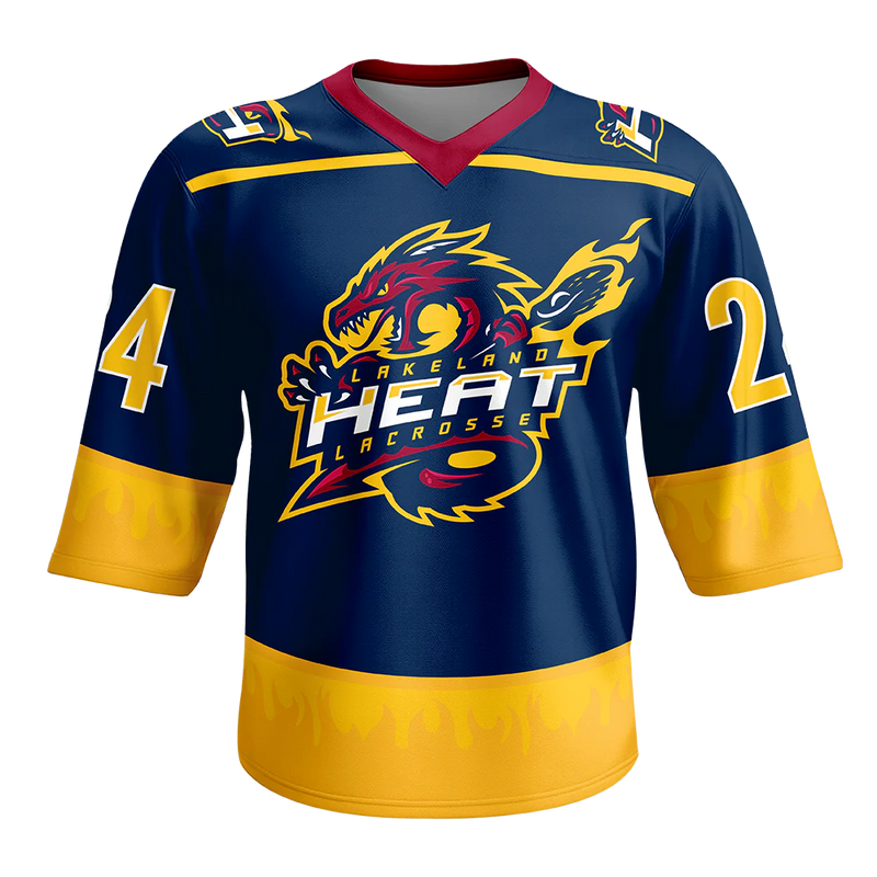 Iron Box Long Sleeve Custom Lacrosse Jersey