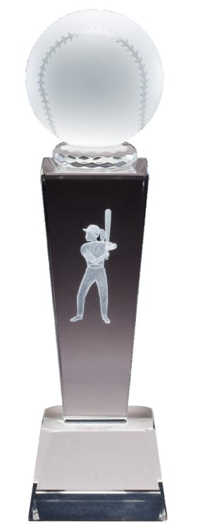 Collegiate Series Crystal Softball Award