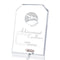 Cantebury Clipped Rectangle Crystal Award