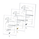 Cantebury Vertical Rectangle Crystal Award Gold
