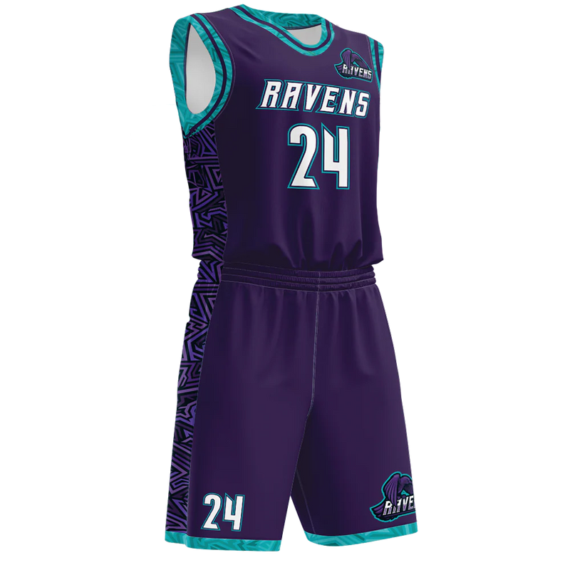 Vantage Crew Neck Basketball Jersey & Short Set