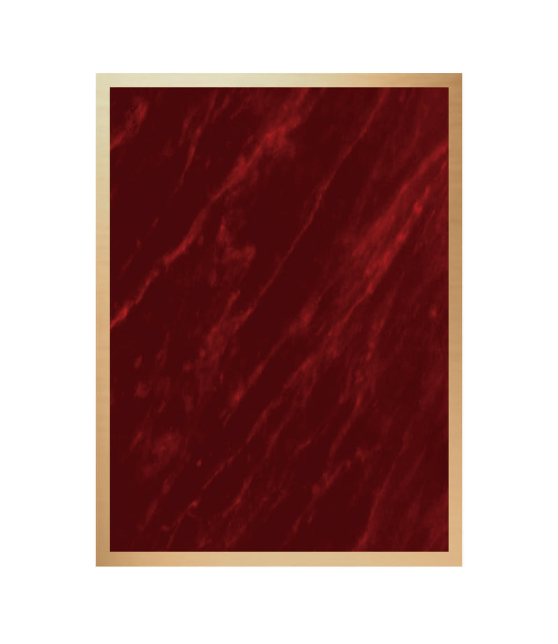 Marble Mist Series Walnut Deep Groove Plaque