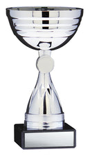 Economy Series Silver Cup with Black Base