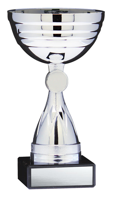 Economy Series Silver Cup with Black Base