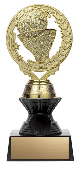 Nexus Twister Silver/Gold Basketball Trophy