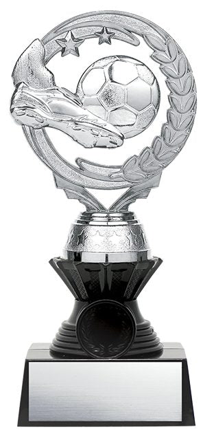 Nexus Twister Silver/Gold Soccer Trophy