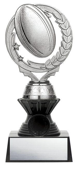 Nexus Twister Silver/Gold Rugby Trophy