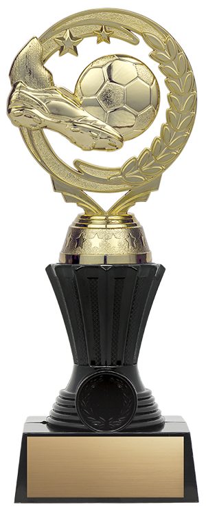 Nexus Twister Silver/Gold Soccer Trophy