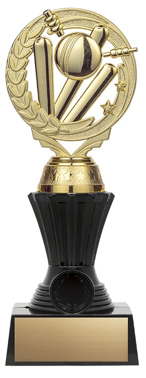 Nexus Twister Silver/Gold Cricket Trophy