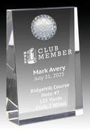 Golf Crystal Wedge Award
