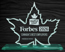 Glass Maple Leaf Award