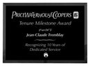 Black Painted Glass Ashton Award