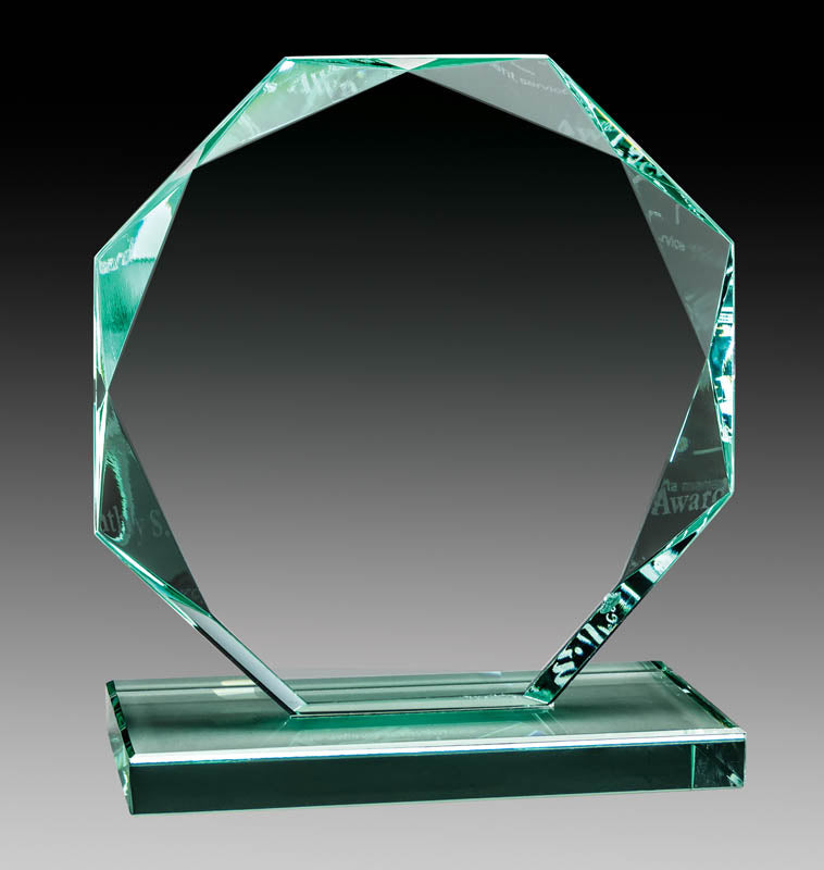 Glass Jade Octagon Award