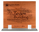 Aspire Wood & Glass Corporate Award Plaque – Elegant Annual Recognition