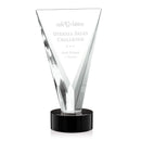 Mustico Optical Crystal Award Black Base
