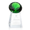 Crystal Celestina Gemstone Award - Emerald