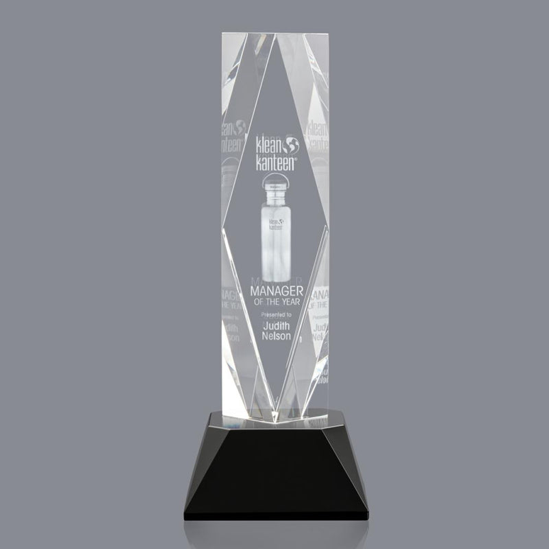 Crystal President Award on Base - Black