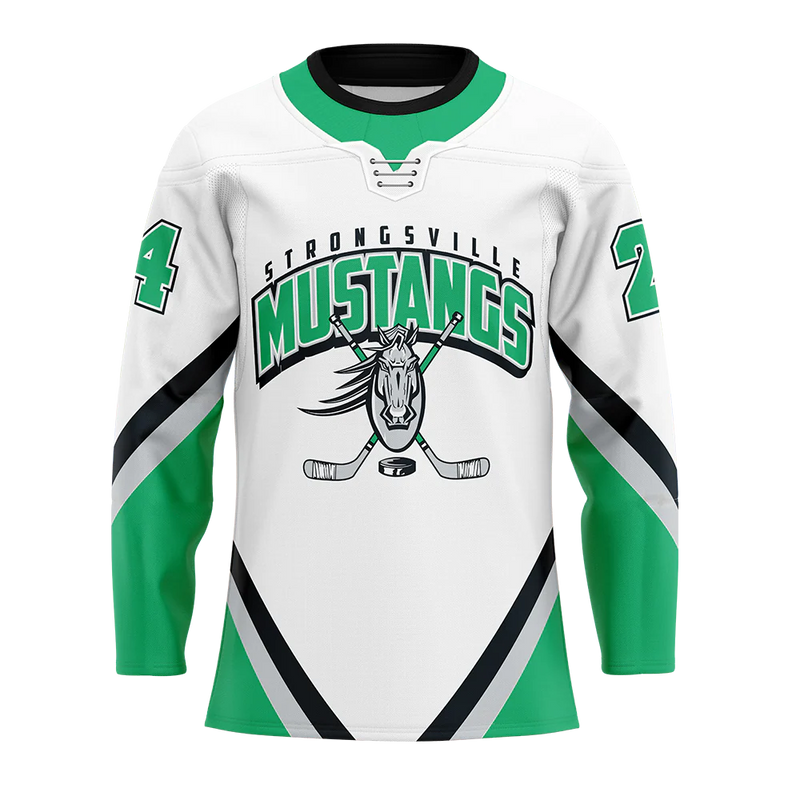 Edge Pro Collar With Lace Premium Custom Hockey Jersey