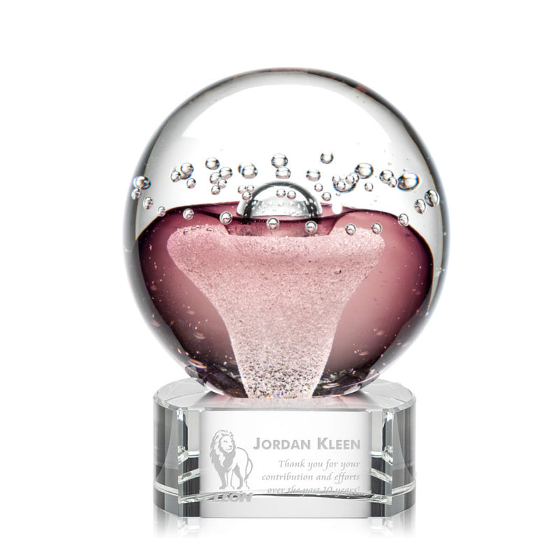 Crystal Jupiter Award on Paragon Base - Clear