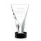 Mustico Optical Crystal Award Black Base
