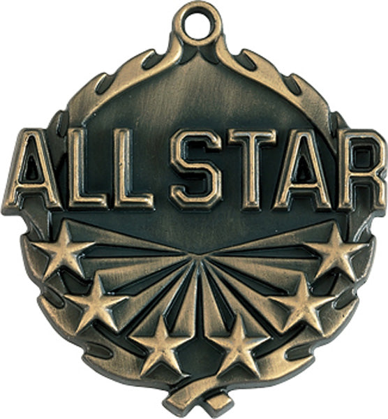 Sculptured All Star Medal