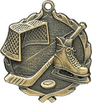Sculptured Hockey Medal