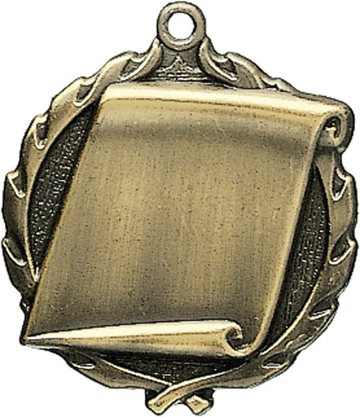 Sculptured Scroll Medal