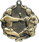 Sculptured Karate Medal