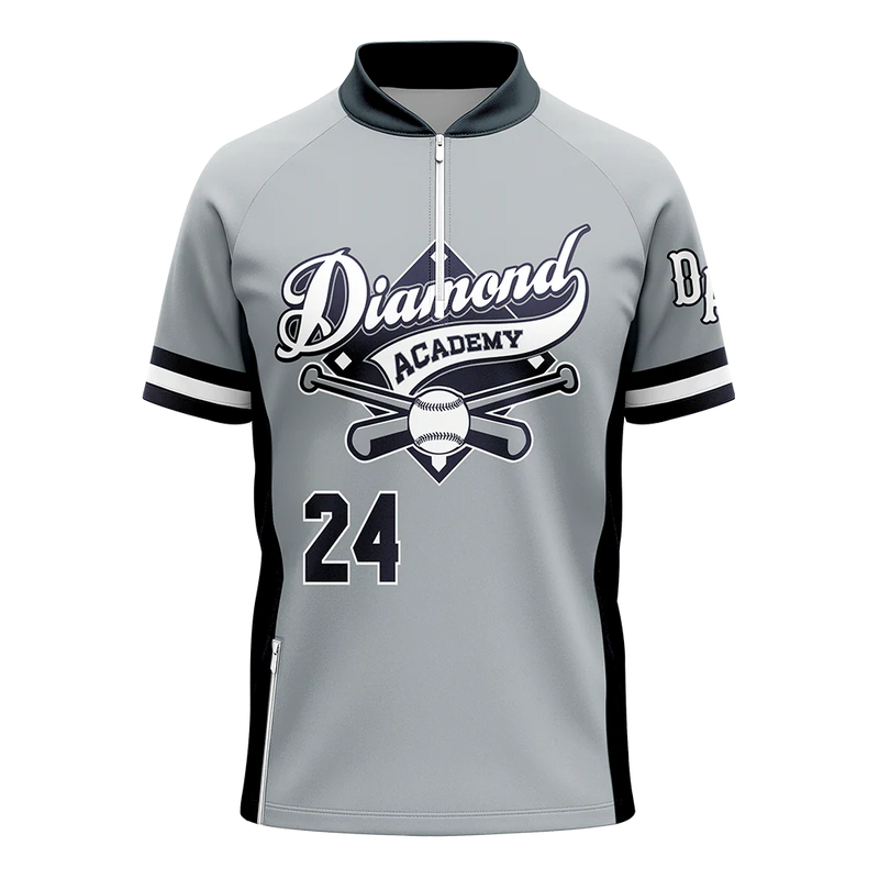 Quarter Zip Meridian Short Sleeve Flexweave Cage Jacket Jersey