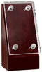 Plymouth Mahogany Wedge Glass Plate Award