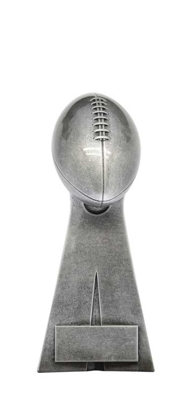 Resin Antique Silver Vision Football Trophy