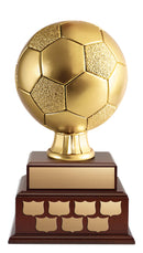 Resin Soccer Two Tier Annual Trophy