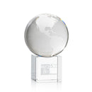 Crystal Globe Cube Base Award