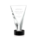 Mustico Optical Crystal Award Black Base