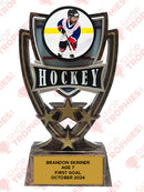 6.5" The All-Star Hockey Shield Award Trophy