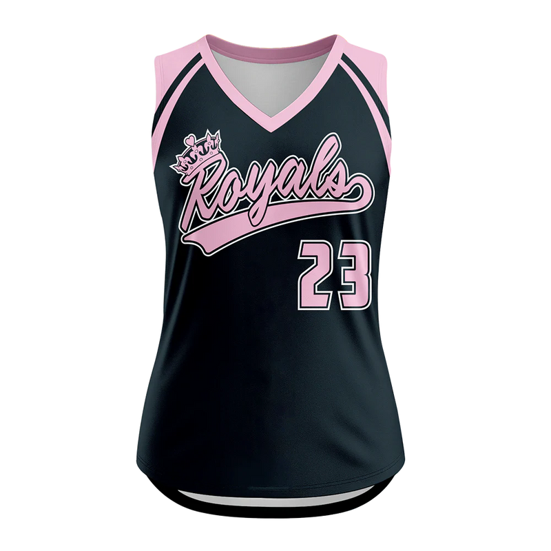 Ampd V-Neck Sleeve Less Softball Jersey