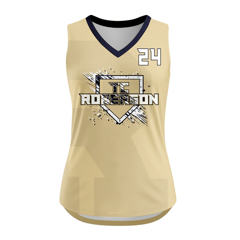 Blitz V-Neck Sleeveless Softball Jersey