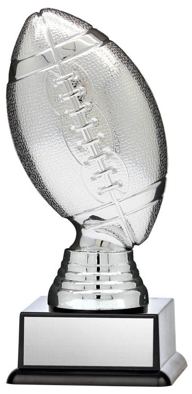 Nexus 3-D Silver Football Trophy