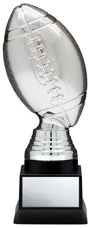 Nexus 3-D Silver Football Trophy