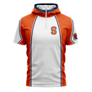 Quarter Zip Traverse Hooded Short Sleeve Flexweave Cage Jacket Jersey