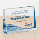 Crystal Tweed Horizontal Award