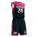 Vantage Vee Neck Basketball Jersey & Short Set