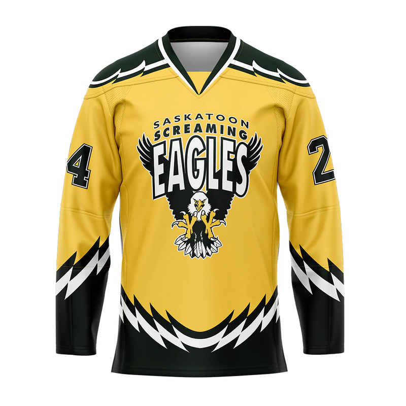 Edge Vee Neck Collar Premium Custom Hockey Jersey