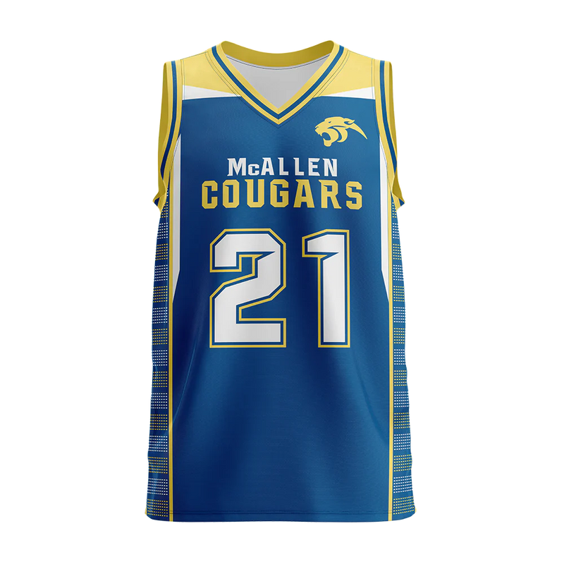 Vantage Vee Neck Basketball Jersey